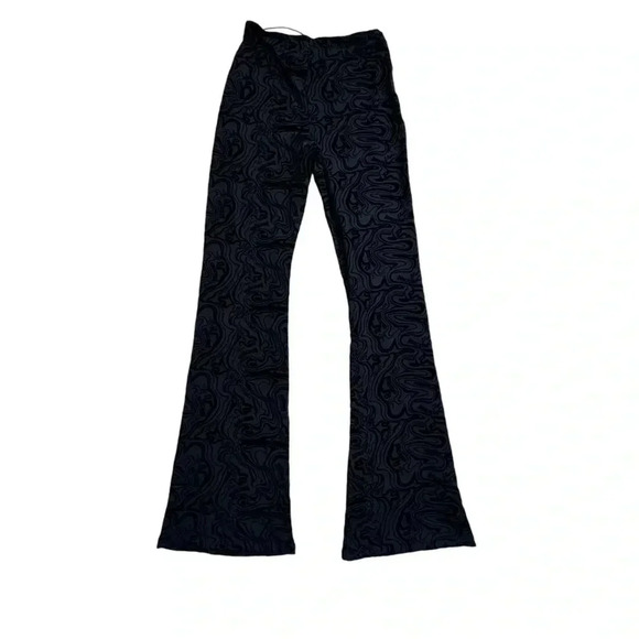 Outcast ASTRID PANT Velvet BLACK Fitted Flare, Size Large stretchy festival - Picture 8 of 13